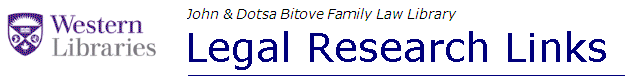 Legal Research Links Banner