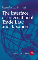 The Interface of International Trade Law and Taxation